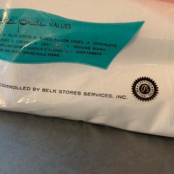 VINTAGE, State Pride, 1 Flat White sheet NEW in package, full size never opened. - Picture 3 of 6